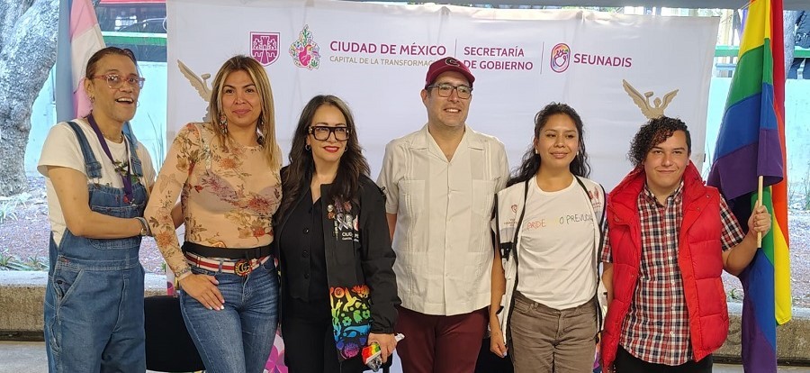 Jornada Comunitaria LGBTTTIQANB en la Glorieta de Insurgentes: un espacio de encuentro, servicios y comunidad
